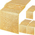 B-COOL Gold Table Runners 4 Pieces 12x72 Inch Gold Party Table Decorations for Rectangle Gold Decor Gold Sequin Runner