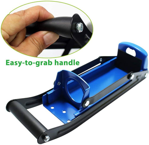 laffeya Can Crusher, Can Crusher Wall Mounted 16 oz & Bottle Opener, Eco-Friendly Aluminum Can Crusher, Heavy Duty Can Crusher Soda Beer Smasher Recycling Tool (16oz, Blue)