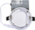 Topaz Lighting 70902, (Replaces Item 77229) 9 Watt 4 Inch Round LED Slim Fit Recessed Downlight, 3000K Half Inch Profile, 530 Lumens, 90 CRI, Snaps Into Ceiling, No Lighting Can Needed