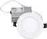 Topaz Lighting 70902, (Replaces Item 77229) 9 Watt 4 Inch Round LED Slim Fit Recessed Downlight, 3000K Half Inch Profile, 530 Lumens, 90 CRI, Snaps Into Ceiling, No Lighting Can Needed