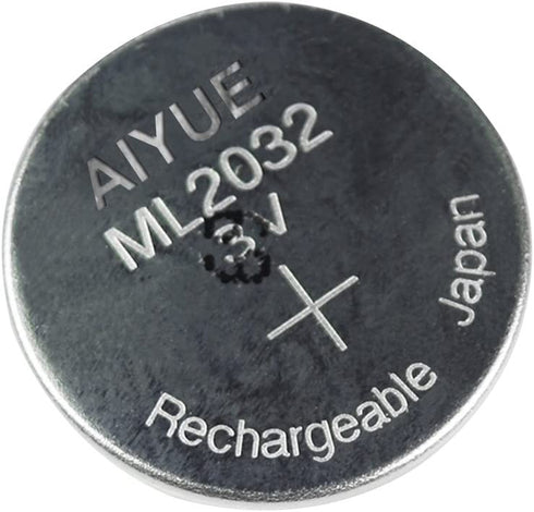 ML2032 Rechargeable Battery Replacement for Logitech K750 Keyboard