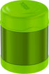 THERMOS FUNTAINER 10 Ounce Stainless Steel Vacuum Insulated Kids Food Jar, Lime Green
