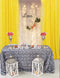 DUOBAO Sequin Curtains 2 Panels 2FTx7FT Shower Curtain Payette Sequin Backdrop Wedding Decor Sequin Curtain Backdrop Sequin Photo Backdrop Party Supplies (2FTx7FT, Yellow)
