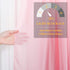 Chiffon Backdrop Curtain 5FTx8FT Baby Pink Chiffon Fabric Drapes Sheer Voile Curtains 2 Panels 29"x96" Sheer Photography Backdrop Drapes (29''x96''x2pcs, Pink)