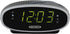 Jensen JENSEN JCR-175 AM/FM Alarm Clock Radio with 0.9-Inch Green LED Display, Black