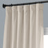 HPD Half Price Drapes VPCH-P Signature Blackout Velvet Curtain (1 Panel), 50 in x 84 in, Neutral Ground