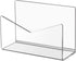 KTRIO Acrylic Mail Holder Mail Organizer Countertop, Letter Holder for Desk 6x2.5x4 Inches Envelope Holder Mail Sorter Stand for Home Office School