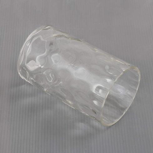 Eumyviv Clear Water Ripple Style Glass Lamp Shade, Accessory Glass Fixture Replacement Globe or Lampshade with 1-5/8-Inch Fitter Opening A00016