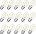 Meconard Shatterproof LED S14 Replacement Light Bulbs, E26 Medium Screw Base Vintage Edison Bulbs Equivalent to 11-25 Watt, Fits for Commercial Outdoor Patio String Lights, 2700K Warm White, 15 Pack