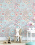 Fun Peel and Stick Wallpaper Cute Contact Paper Colorful Wallpaper Kitchen Contact Paper Decorative Self-Adhesive Wallpaper Removable Waterproof Easy to Clean Wall Covering Vinyl Rolls 17.7''x118''