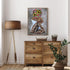 African American Wall Art Black Queen Girl Head Flowers Poster Black Girl Artwork ‹Floral Girl Art Prints For Bedroom Living Room Abstract Contemporary Prints Painting Home Decor 16X24 Inch No Frame