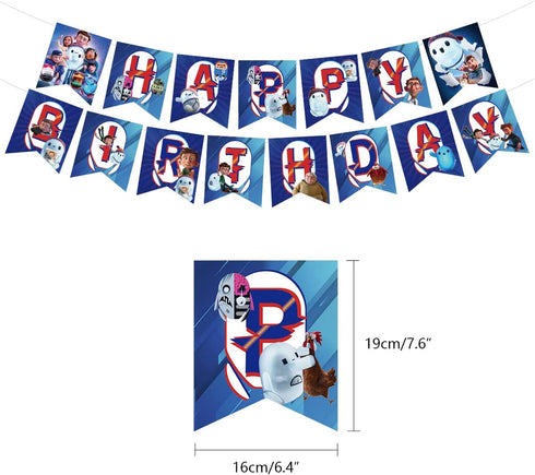 Birthday Party Supplies For Girls Kids,cute Party Decorations birthday party decorations for Kids with Banner Balloon