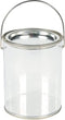Clear Paint Can Containers with Metal Lids (Set of 6 Plastic Buckets) Great for Party Favors, Decor and DIY Projects