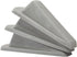 Large Rubber Door Stopper Wedge for Carpet, Wood, Tile Floor (Grey, 4.8 in, 12 Pack)