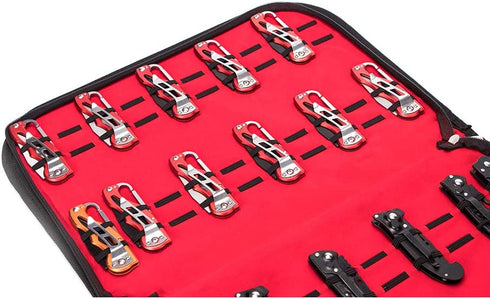 Knife Display Case For 40 Pocket Knives,Butterfly Knife Storage Organizer,Cool Knives Case,Pocket Knife Storage Case,Pocket Knife Holder,Knife Cases For Collections Survival Tactical EDC Mini Knife