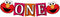 Sesame Elmo ONE banner for 1 First Birthday