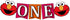Sesame Elmo ONE banner for 1 First Birthday