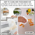 12 Pcs Refrigerator Liners, MayNest Washable Mats Covers Pads, Home Kitchen Gadgets Accessories Organization for Top Freezer Glass Shelf Wire Shelving Cupboard Cabinet Drawers (12 White)