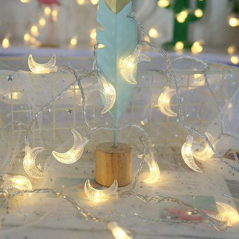 MyBuddy Moon String Lights,Outdoor LED String Lights 10FT Set of 20 LED for Wedding Garden Decoration,Party Festival Lights, Christmas Thanksgiving Decor
