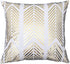 Tebery 6 Pack Gold Stamping Throw Pillow Covers Cases Soft Square Decorative Cushion Covers for Sofa,Couch - 18 x 18 Inches