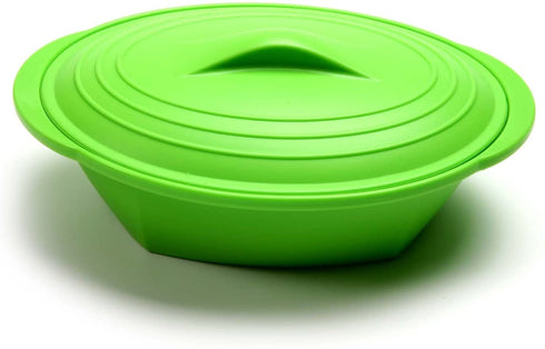 Norpro Silicone Steamer with Insert, Green