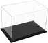 WANLIAN Clear Acrylic Display Case Assemble Countertop Box Cube Organizer Stand Dustproof Protection Showcase for Action Figures Toys Collectibles (10x6x7 inch; 25x15x18 cm)