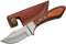 SZCO Supplies 7.25” Small Upsweep Drop-Point Outback Pakkawood Handle Skinning Knife with Sheath