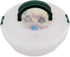 10 Inch Portable Pie Cupcake Carrier Deviled Egg Tray with Lid and Tray 3-In-1 Round Cupcake Container Egg Holder Muffin Tart Cookie Keeper Food (Green)