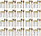 Adabocute 1.5 oz Hexagon Mini Glass Honey Jars with Wooden Dipper, Gold Lids, Gold Bee Pendants, Jutes, 20 Pack- Perfect for Baby Showers, Wedding Favors, Party Favors