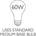 Design House 514547 Millbridge 1 Light Ceiling Light, Oil Rubbed Bronze