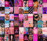 Wall Collage Kit 60 Pcs Aesthetic Photo Collage Dorm Trendy Pictures 4x6 inch