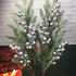 24 pcs Christmas Berries Stems Artificial Berry Stems for Christmas Tree Ornaments Crafts Holiday and Home Decor (Silver)
