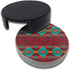 Southwest Southwestern Navajo Abstract Aztec Leather Coasters Cup Mats For Drinks With Holder,Set Of 6