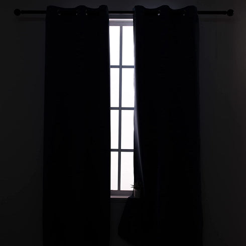 Apriko Blackout Curtains 84 inch Length - Thermal Insulated Room Darkening Curtains 2 Panels for Living Room/Grommet Top/Navy/42x84 inch