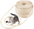 MXiiXM Sisal Rope, Diameter 5mm Premium Durable Unoiled Sisal Twine - 100% Natural Twisted Fiber Twine Hemp Rope for Repairing or DIY Scratcher for Cat Tree Tower (1/5inch(5mm), 33FT, Sisal)