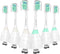 Replacement Toothbrush Heads Compatible with Philips Sonicare Screw-on E-Series Electric Rechargeable Toothbrush, Precision Clean Toothbrush Heads Refills, 6 Pack