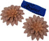 Brightest Place Pink Succulent Metal Wall Hanging Decor 6 inch Flower 2 Pack Microfiber Dusting Cloth