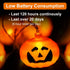 GameXcel Halloween Pumpkin Lanterns String Lights, 16.4FT 30 LEDs Jack O Lantern Lights with Remote Control & Timer 8 Lighting Modes Battery-Powered for Halloween Decorations Indoor Outdoor Decor