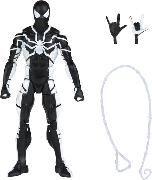 Spider-Man Marvel Legends Series 6-inch Future Foundation (Stealth Suit) Action Figure Toy, Includes 4 Accessories