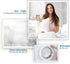 Empyrean Bedding Throw Pillow - 12 x 18 Inches Decorative Pillow Insert - Cotton Blend Outer Shell Indoor & Outdoor Pillows (Pack of 2, White)