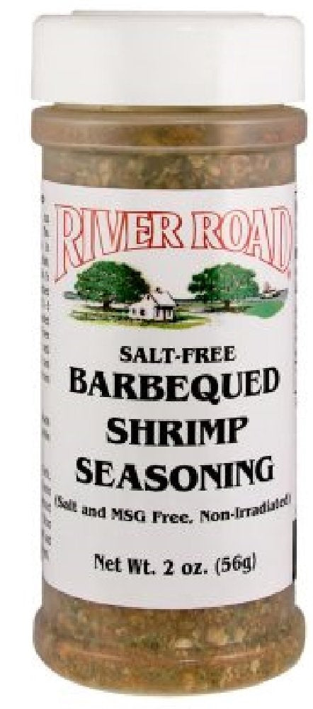 River Road Salt-Free Barbequed Shrimp Seasoning, 2 Ounce Shaker