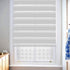 LUCKUP Horizontal Window Shade Blind Zebra Dual Roller Blinds Day and Night Blinds Curtains?Easy to Install 35.4" x 90" Grey