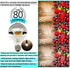LUXON Half Chrome Light Dimmable,LED Filament Vintage Bulb with Mirror 6W (60W Equivalent) G80/G25 E26 Medium Base Warm White 2700K, 2 Pack