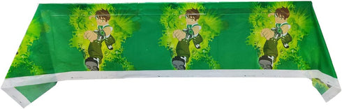Ben 10 Birthday Party Supplies, 20 pcs Plates 20 pcs Napkins 1 pcs Tablecloth, Ben 10 Themed Party Supplies Set.