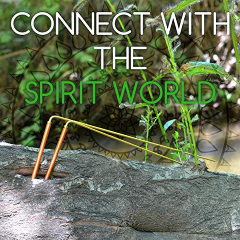MyDeal Solid Copper and Brass Dowsing Rods with Smooth Movement for Tracing Spiritual Energy Chi, Ghost Hunting, Water Divining, Finding Gold, Locating Lost Items or Answering Questions!