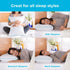 Linenspa Shredded Memory Foam 2 Pack Pillow, Standard, White 2 Count