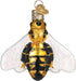 Old World Christmas Honey Bee Glass Blown Ornament