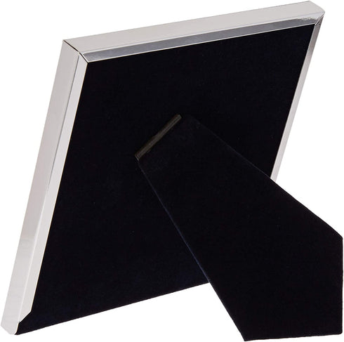 Lawrence Frames Metal Picture Frame Silver-Plate with Delicate Beading, 5 by 5-Inch