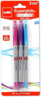 Cello Superglide Fashion Ball Pen 3 pk