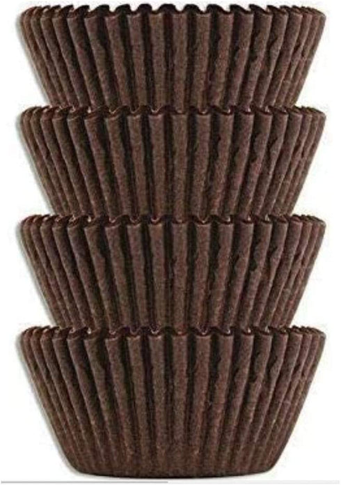 #4 Brown Glassine Paper Candy Cups - Chocolate Peanut Butter Baking Liners (2000)